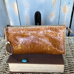 Rebecca Norman Leather Clutch Bag